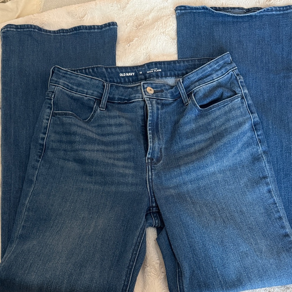 Old Navy Women's Classic flare Leg Jeans - Dark Blue